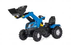 New Holland T7 etukuormaajalla